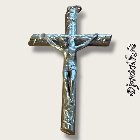 Silver-Tone Crucifix Pendant – Classic and Reverent - Picture 6 of 8